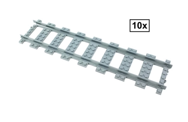 10x doppelte gerade Gleise von TrixBrix